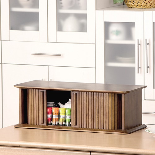 スパイスラック 幅60cm 調味料ラック 木製 卓上 93004（商品番号：20