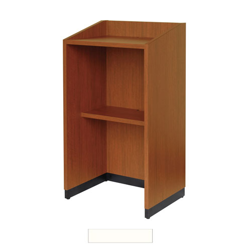 司会者台 幅600×奥行450×高さ1100mm ホワイト 演説台 ハイカウンター