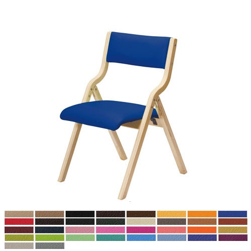 折りたたみチェア 木製 幅475×奥行590×高さ800mm 肘なしチェア 木製