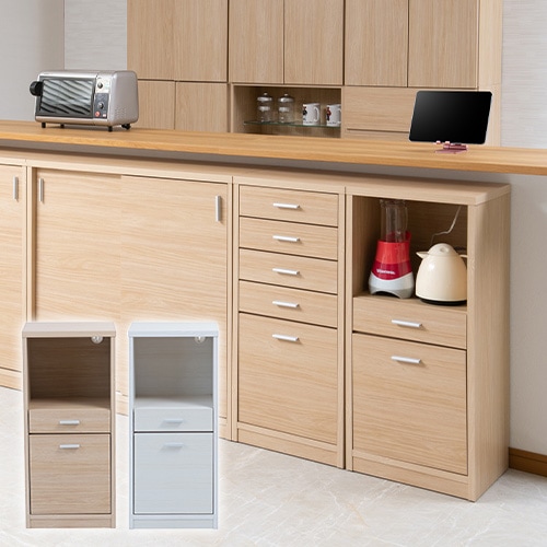 m*i様 キッチンカウンター　サイドボード　キャビネット　ホワイト m*i様 キッチンカウンター サイドボード キャビネット ホワイト