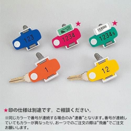 キーバンド キー・オ・メイトRK カールコードタイプ 番号プリント飛