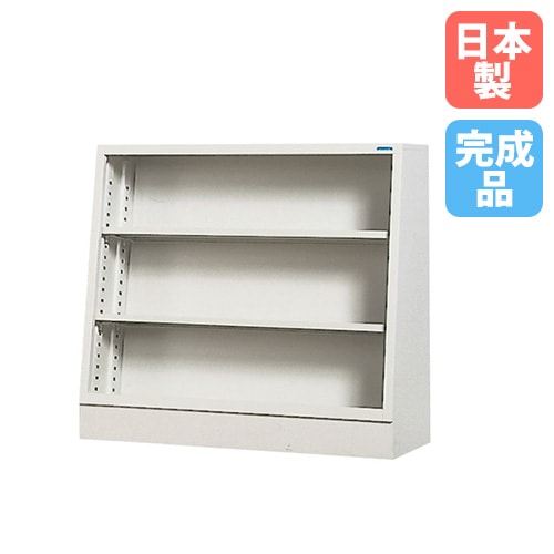 スチール書架 幅880×高さ1680mm 自由棚4枚付 キャビネット オープン スチール書架 幅880×高さ1680mm 自由棚4枚付 キャビネット オープン