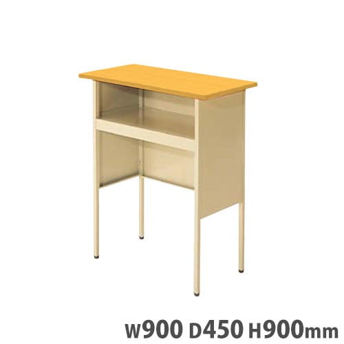 教卓 幅900×奥行450×高さ900mm ST5G 木目調 メラミン天板 YKN-20-ST5G