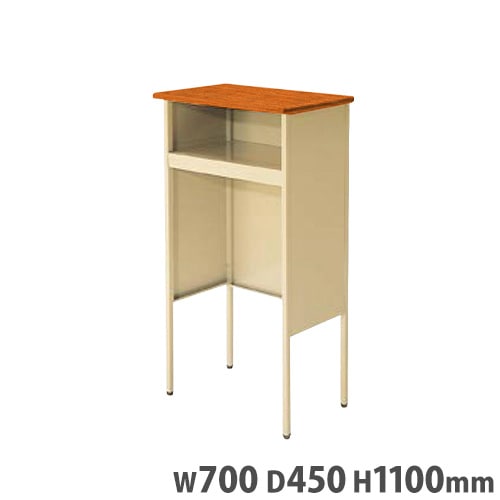 教卓 幅900×奥行450×高さ900mm ST2G 木目調 メラミン天板 YKN-20-ST2G
