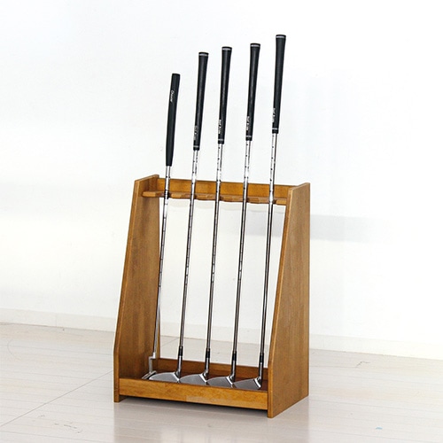 ディスプレイスタンド 幅47×奥行28×高さ60cm 天然木 5本用 ロッド