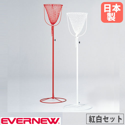 玉入れ用玉 100個セット エバニュー 紅白玉 直径6.5cm EKA466（商品