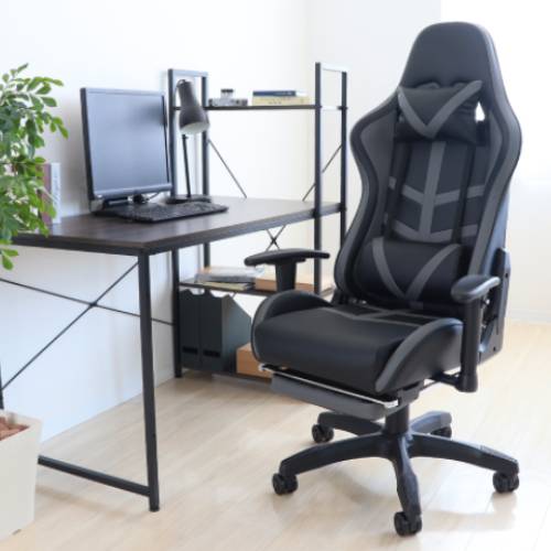 ゲーミングチェア 肘付き パソコンチェア リクライニングチェア