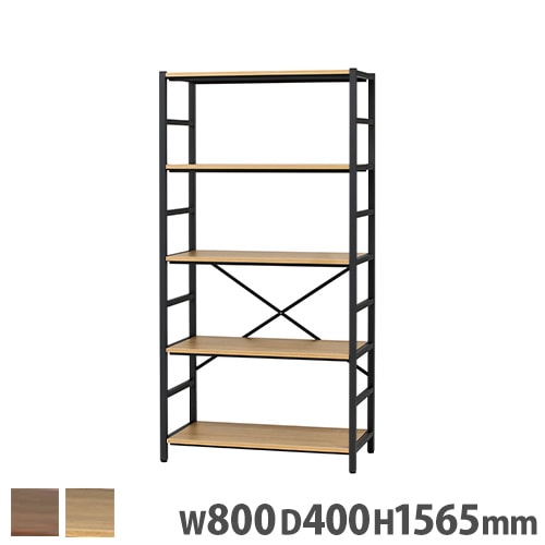 オープンラック 幅800×奥行400×高さ1565mm 5段 シェルフラック