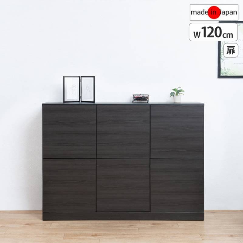 キャビネット 扉タイプ 幅120cm カウンター下収納 棚 st-0032（商品