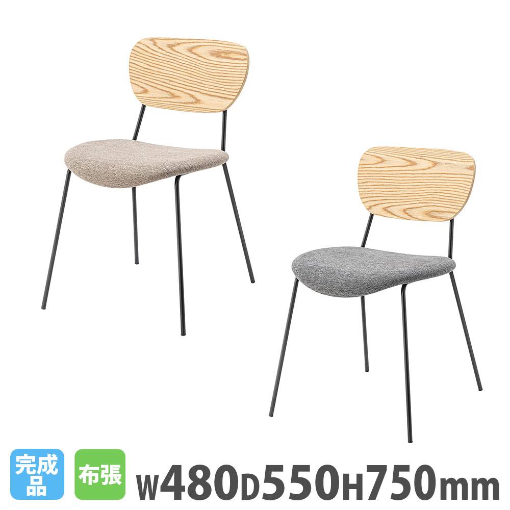 ダイニングチェア 肘なし 布張り 天然木 MYS-502（商品番号：rmys-502