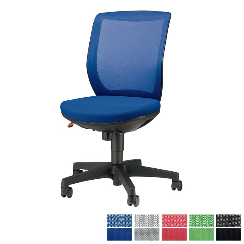 オフィスチェア ライオン事務器 アミノ No.2215F アームレス No2215F