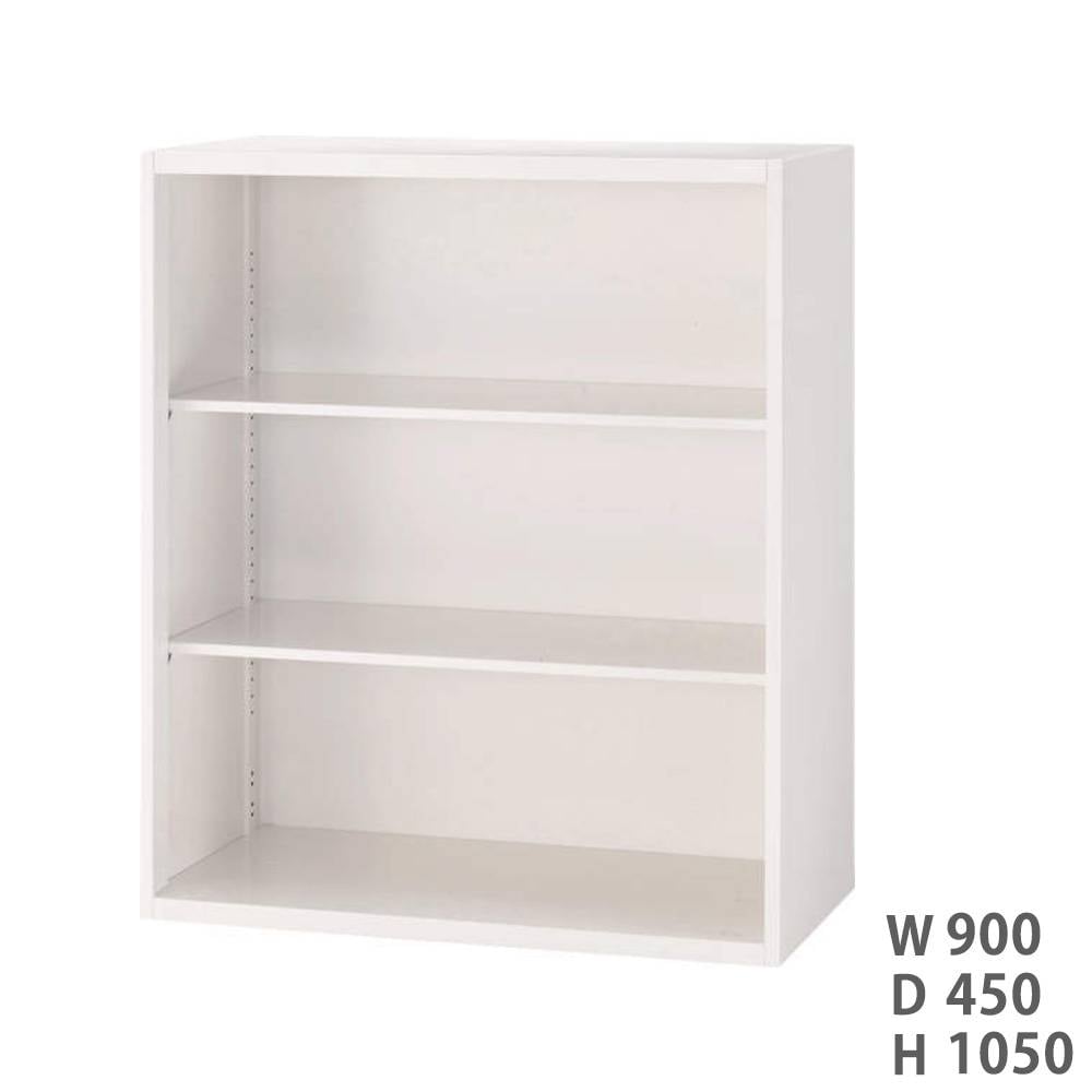 オープン書庫 ライオン事務器 SVシリーズ 幅900×奥行450×高さ1050mm
