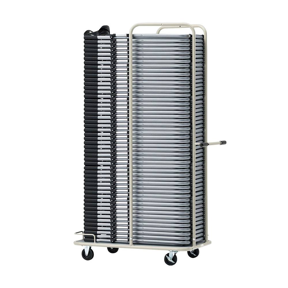 台車 大 ハンドブレーキ付き 荷物運搬車 幅600×奥行950×高さ905mm 微音