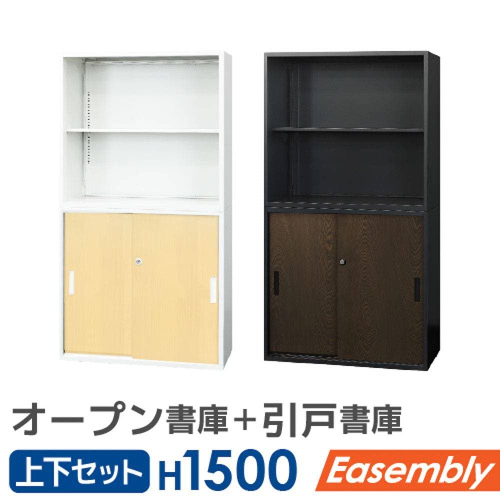 視聴覚ロッカー 鍵付き ガラス戸 キャビネット 書庫 BU-20(N)（商品