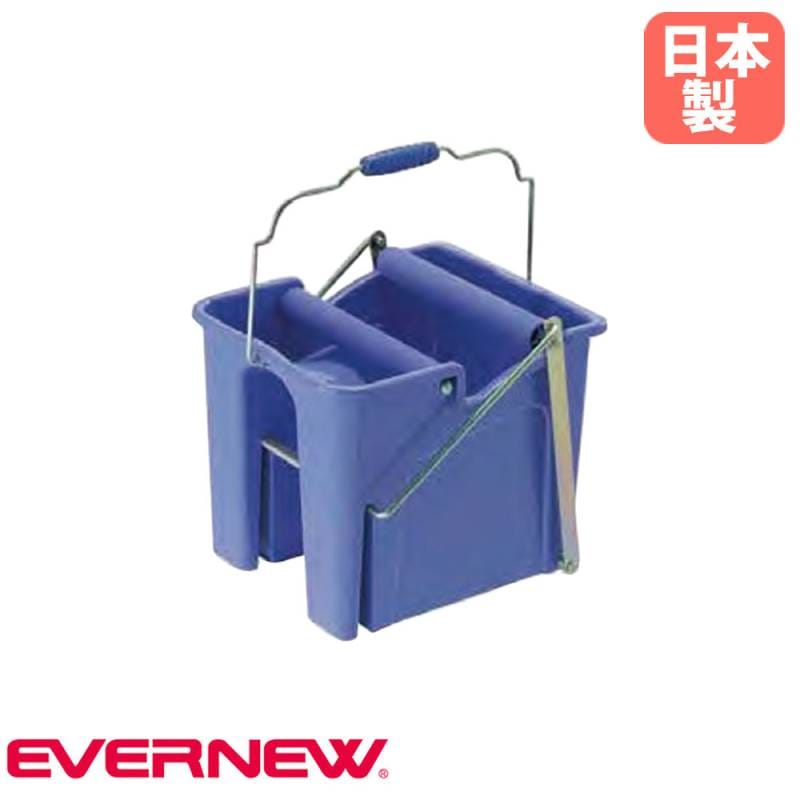 モップ絞り器 モップ用バケツ エバニュー 幅36×長さ31×高さ29.5cm