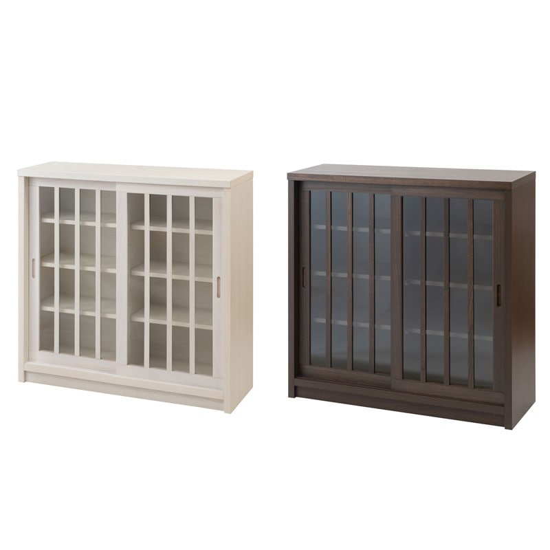 食器棚 幅590×奥行400×高さ900mm キャビネット 収納棚 キッチン収納