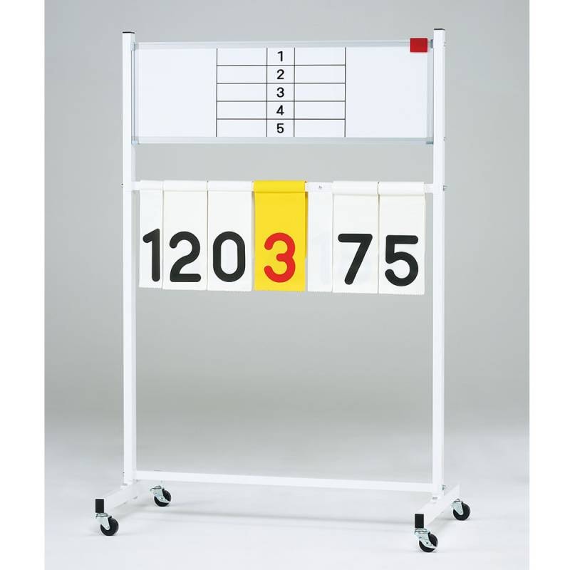 得点板 高さ145cm ホワイトボード付 スコアボード 得点表 B4126（商品