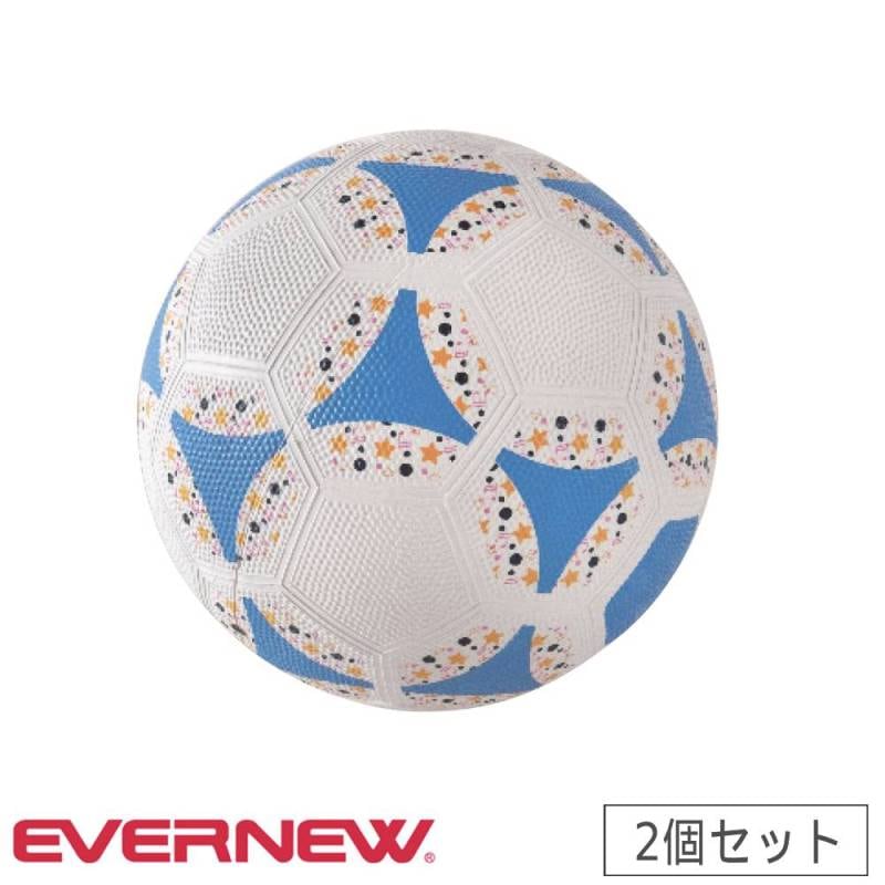  サッカーボール 5個セット 青銀 ソフトサッカーボール 5個セット エバニュー 最大時直径19cm 合成ゴム