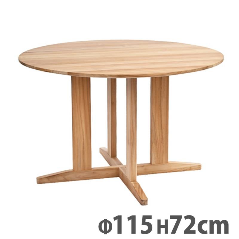 ダイニングテーブル 丸 木製 直径115cm ラウンドテーブル T400RX