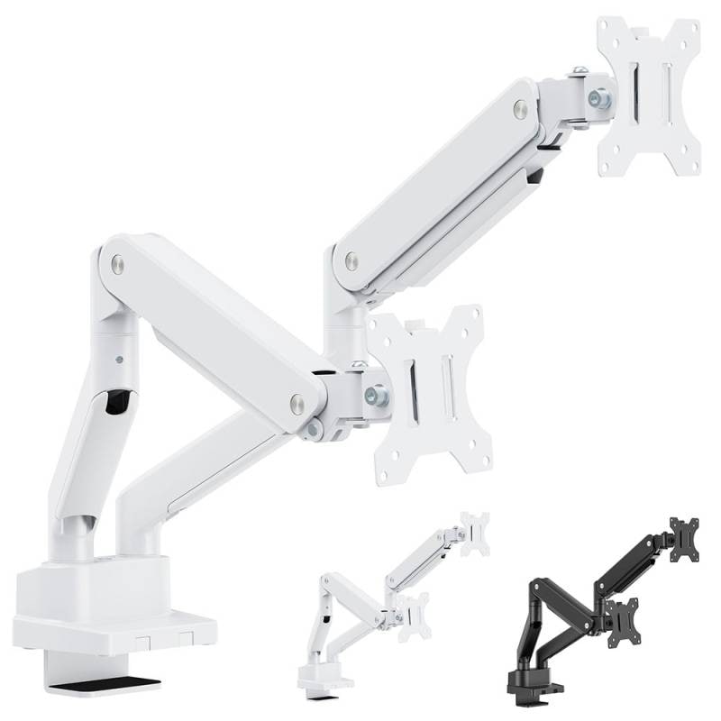 モニターアーム デュアル 奥行193×高さ402mm ブラック アーム MA02