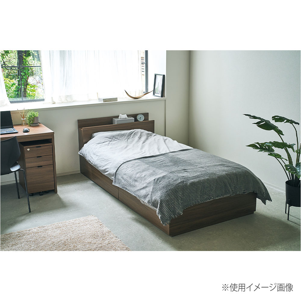 引き出し収納付きベッド シングル 幅1030×全長2155×高さ705mm 床面高