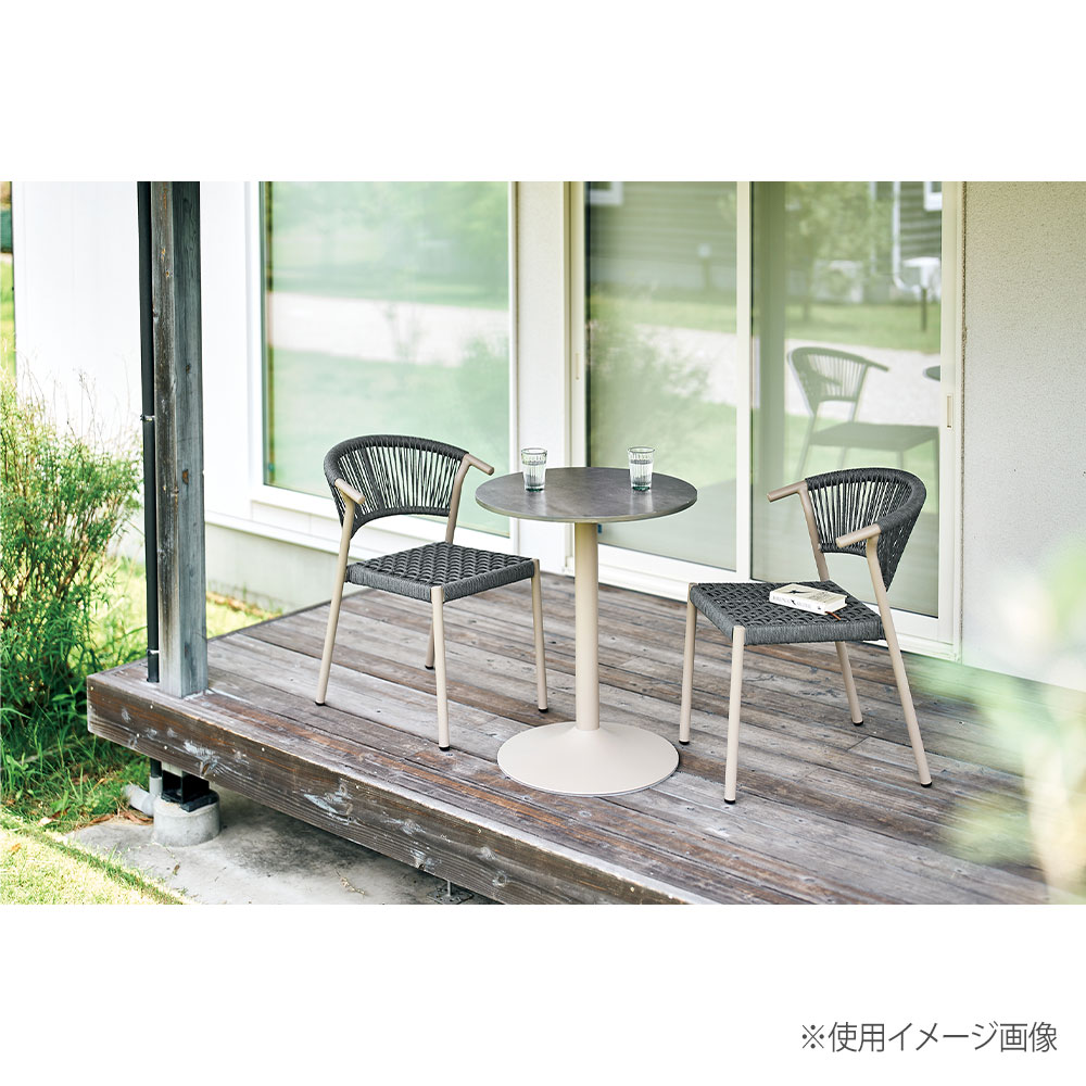 フェリー ガーデンチェア 4脚セット 幅540×奥行615×高さ775mm 座面高