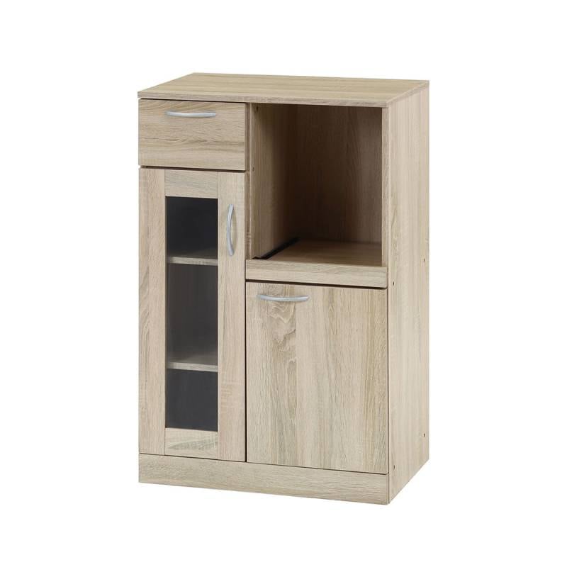 キッチンボード ホワイトオーク 幅600×奥行398×高さ950mm 耐荷重25kg