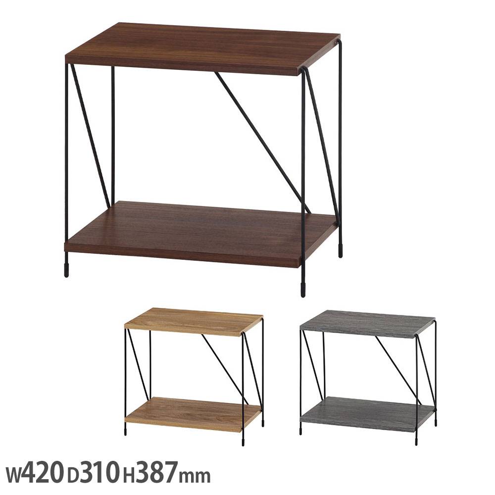 フリーラック5段 幅440×奥行350×高さ1455mm ブラウン ナチュラル