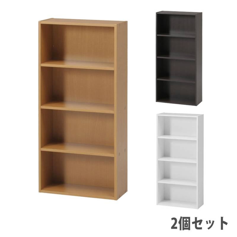 BDラック BOOK DVD 2個セット 幅418×奥行185×高さ890mm HP9418（商品