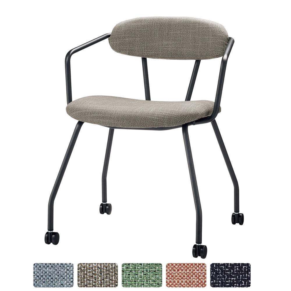 ミネラ チェア 肘付 ライオン事務器 No.7824F No7824F（商品番号：li