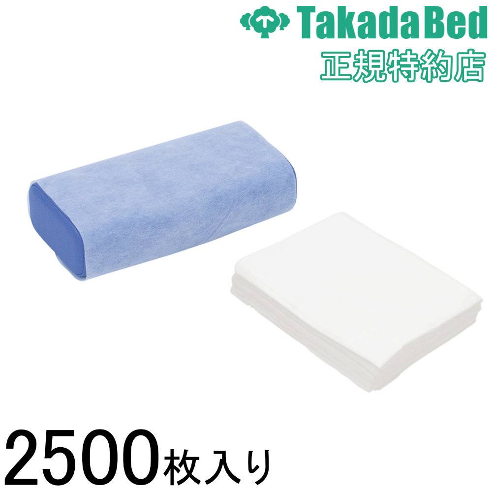 枕カバー 500枚 不織布 ピローシート マッサージ用 TB-1725-01（商品