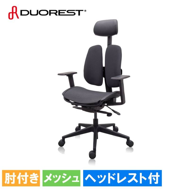 オフィスチェア デュオレスト DUOREST メッシュチェア ヘッドレスト