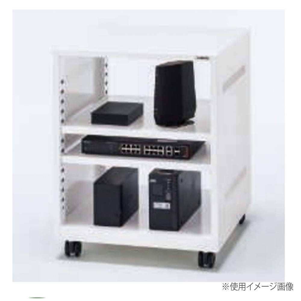 サーバーラック オープン型 デバイスラック ライオン事務器 幅500×奥行