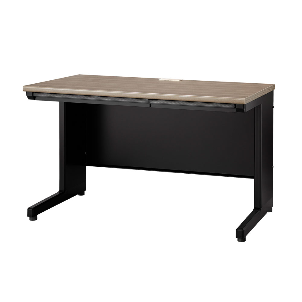 ELANSA オフィスデスク 平机 ライオン事務器 幅1200×奥行600×高さ720mm