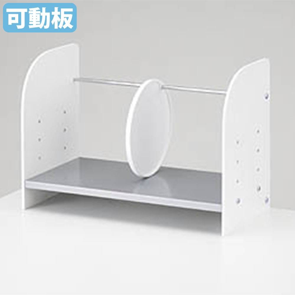 拡張テーブル 幅90cm L字 拡張 収納ラック 作業台 fy-0148（商品番号