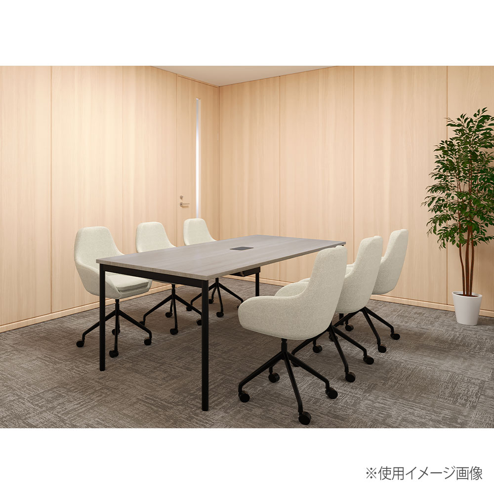 WS-MTミーティングテーブル 幅1500×奥行750×高さ720mm ミディアム