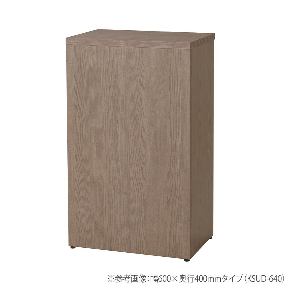 受付台 幅300×奥行300×高さ1000mm オークグレー ホワイト 木製天板 SUD
