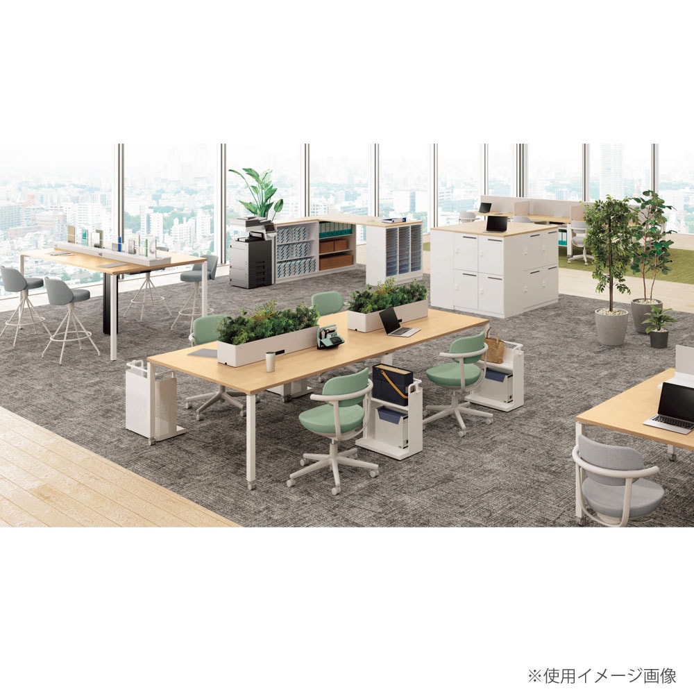 オフィステーブル コクヨ ワークフィット ハイカウンター 両面タイプ