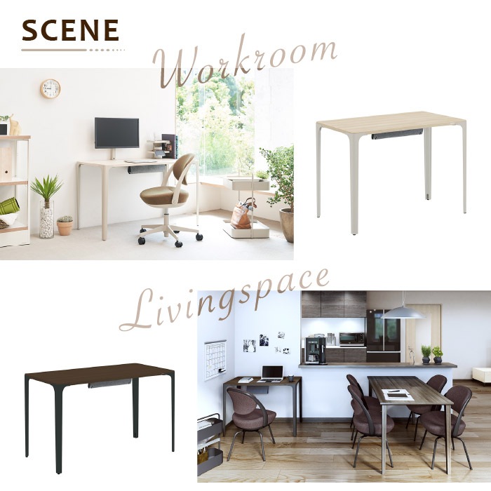 ワークデスク オカムラ 抗菌天板 幅1200×奥行500×高さ720mm パソコン