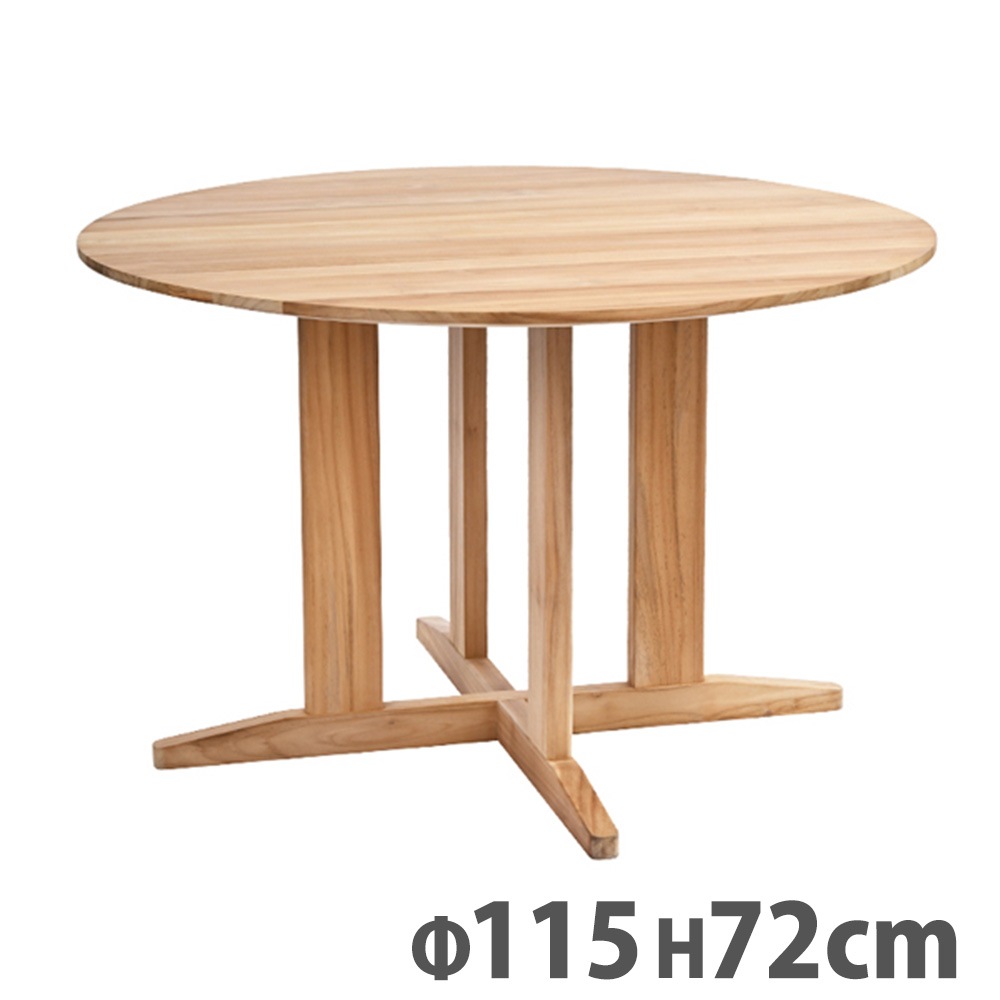 ダイニングテーブル 丸 木製 直径115cm ラウンドテーブル T400RX