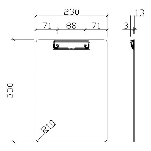 クリップボード A4 縦型 100枚セット 業務用 バインダー RFCP-A4
