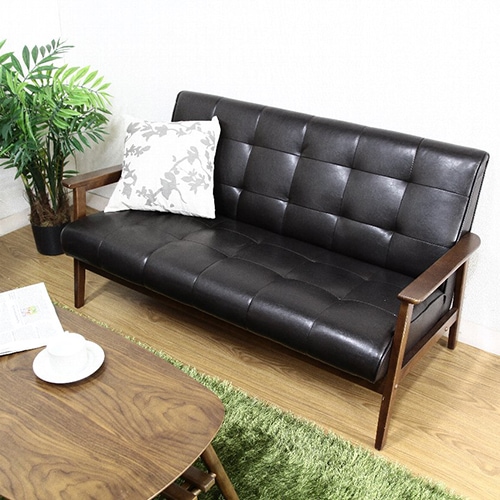 応接ソファ 2人用 幅1350×奥行730×高さ700(座面高390)mm FRIENDS846-2P