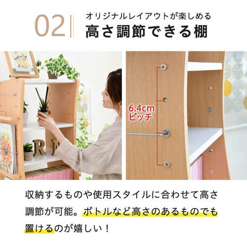 本棚 回転式 コミックラック 回転ラック 大容量 漫画 コミック 省