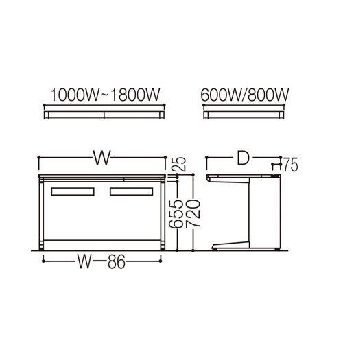 オカムラ アドバンス オフィスデスク 平机 幅1600×奥行800mm 3V2NBF