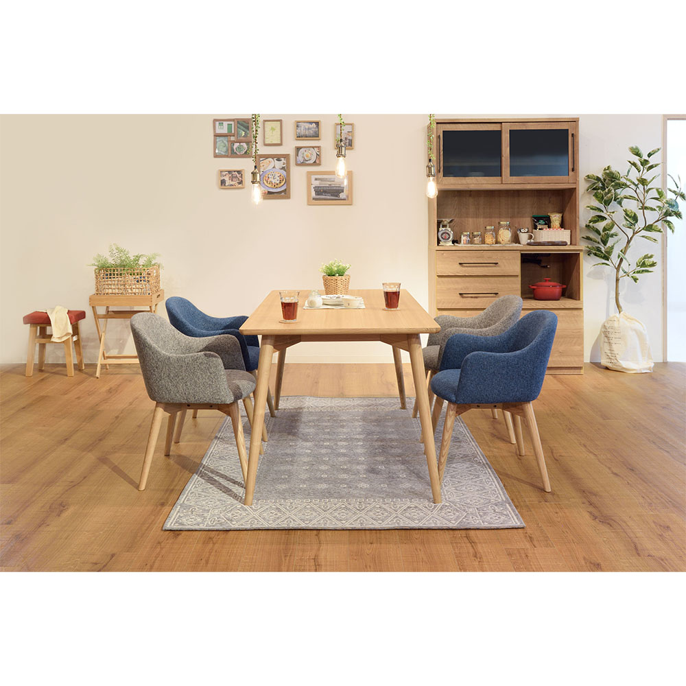 カラメリ ダイニングチェア 木製 完成品 KRM-010（商品番号：rkrm-010