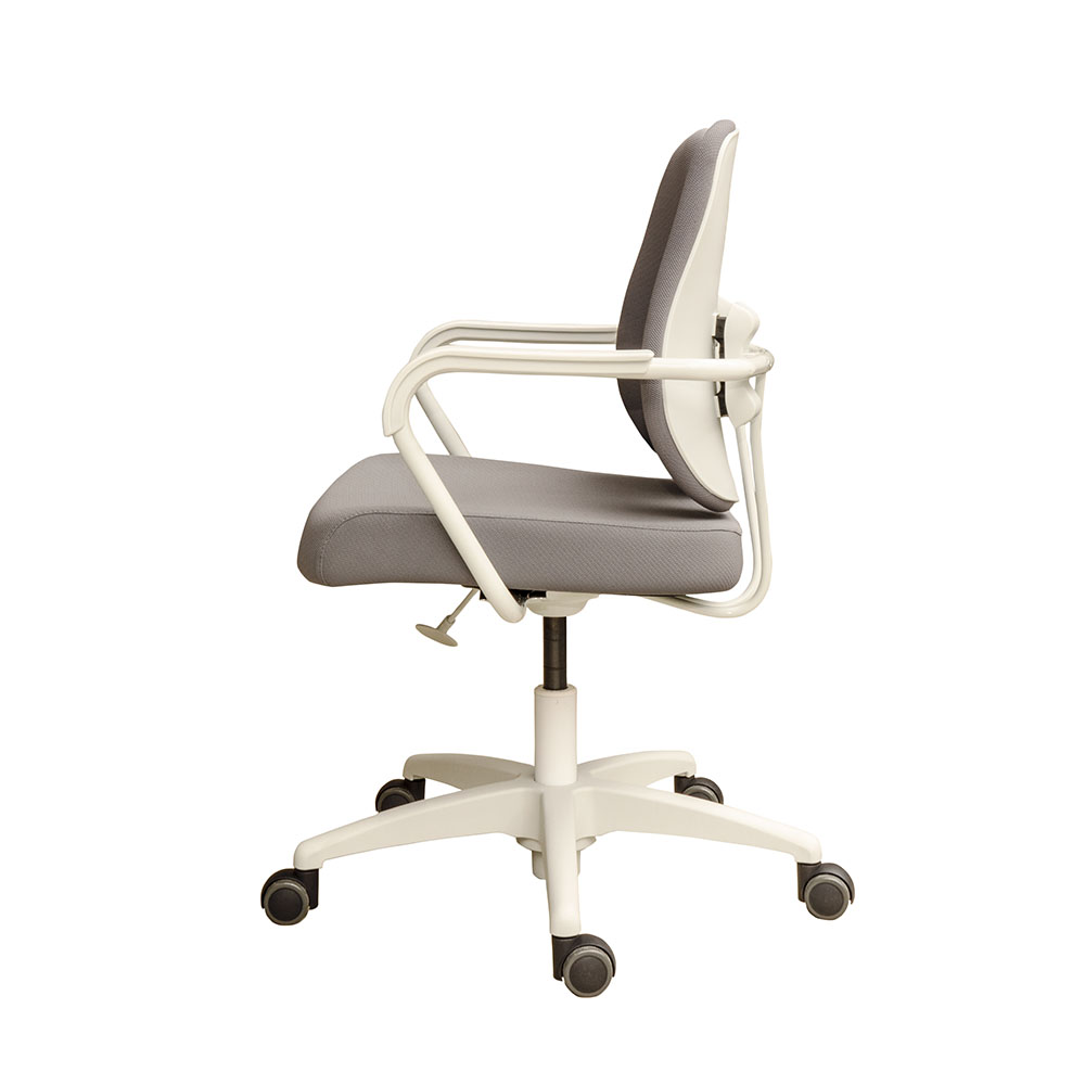 オフィスチェア デュオレスト DUOREST 肘付き ホワイトフレーム DR