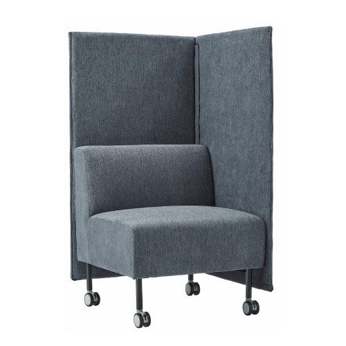 パーソナルソファ パネル付き 片面 1人掛け パーソナルチェア ロビー