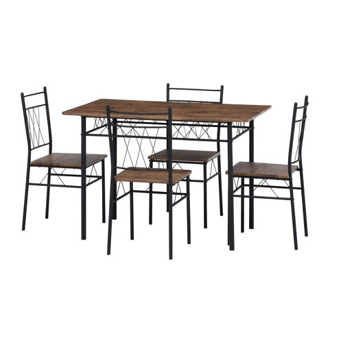 ダイニングセット 4人用 5点セット 幅1100×奥行700×高さ750mm