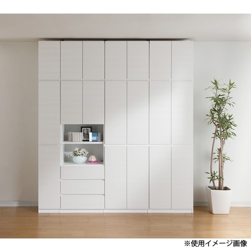 壁面収納 上置きキャビネット 収納家具 シリーズ 安全対策