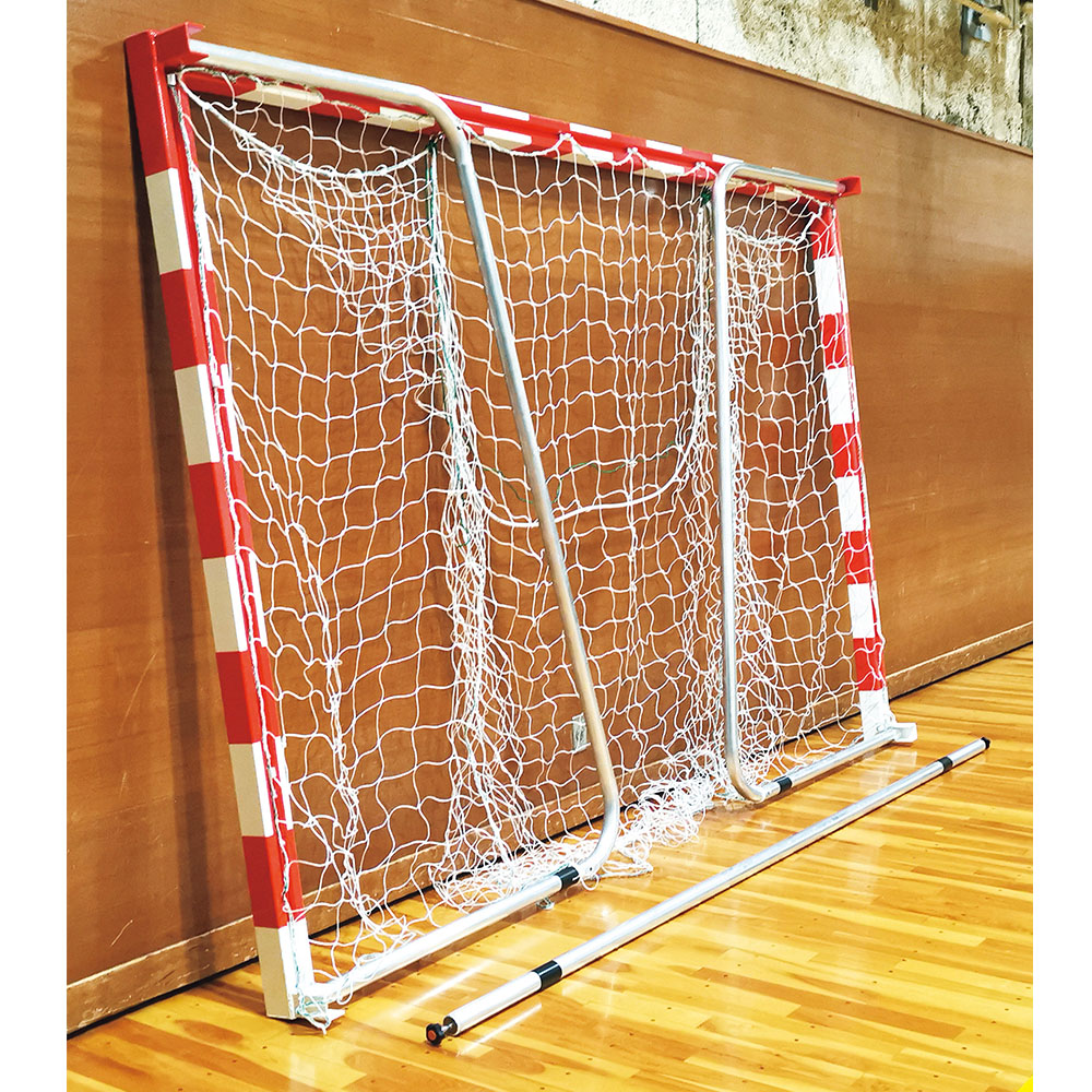 フットサル 用 ハンドボール 用 ゴールターゲット 5つ的 得点機能付き■新品 ハンドゴール 2台セット 折りたたみ ネットフック付